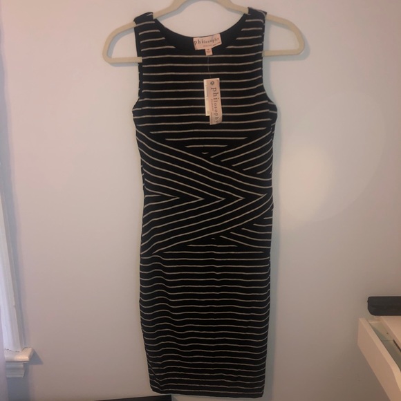 NWT STRIPE PHILOSOPHY DRESS SIZE MEDIUM - Picture 1 of 3